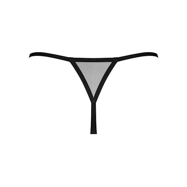 Obsessive - String Novenes avec entrejambe ouverte - Musta/Violetti XS/S Lila M/L