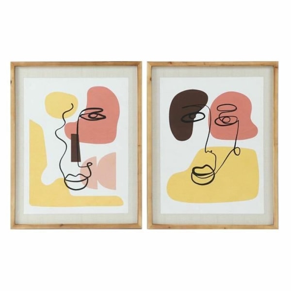 ram 55 x 2 x 70 cm skandinavisk abstrakt (2 enheter)