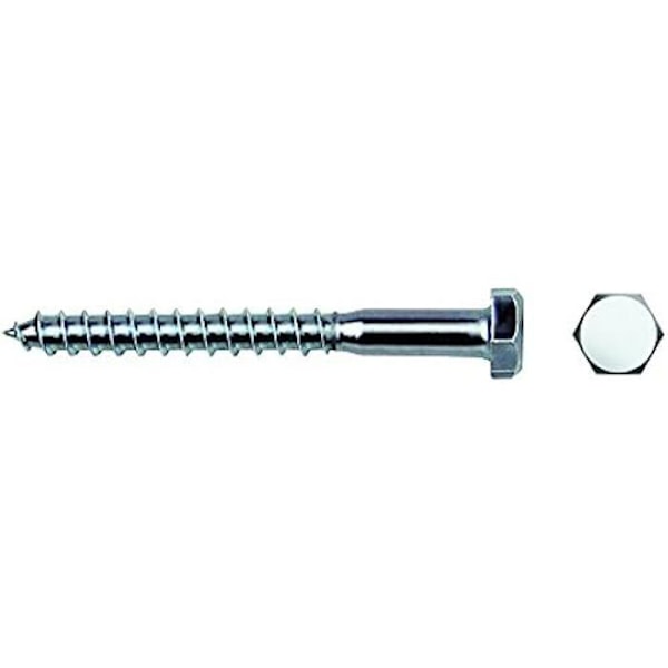 Træskrue - CELO - Zèle 9890571 - 8 x 90 mm - Galvaniseret - Sekskantet