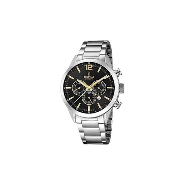 Ure - FESTINA - F20343_4 - Kvarts - Analog - Grå stål Grå