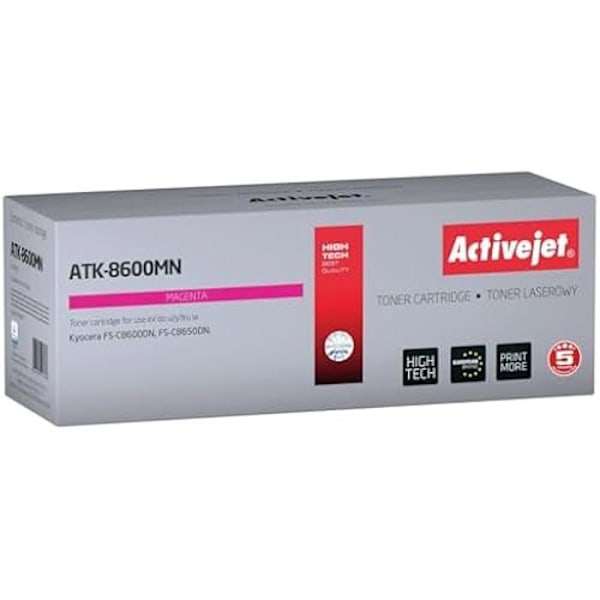 Toner - ACTIVEJET - ATK-8600MN - Kompatibel Kyocera TK-8600M - Magenta - 20000 sider