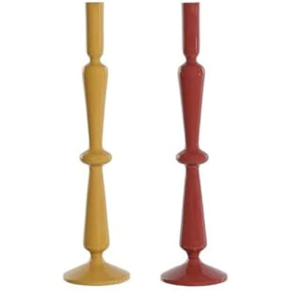 Morgenmadskopper - HOME ESPRIT - Terracotta Sennep - Sæt med 2 - Flerfarvet - Interiør Flerfärgad