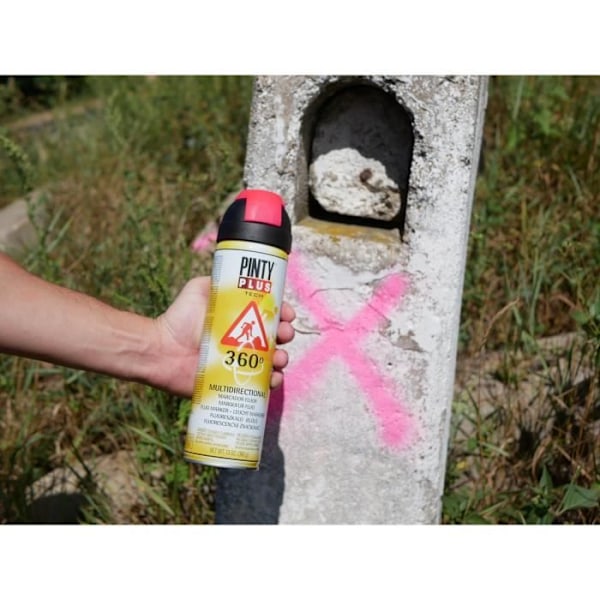 Sprayfärg - PINTY - Kirscheröd T184 - Multidirektionell ventil - Hög ljusstyrka Körsbärsröd T184