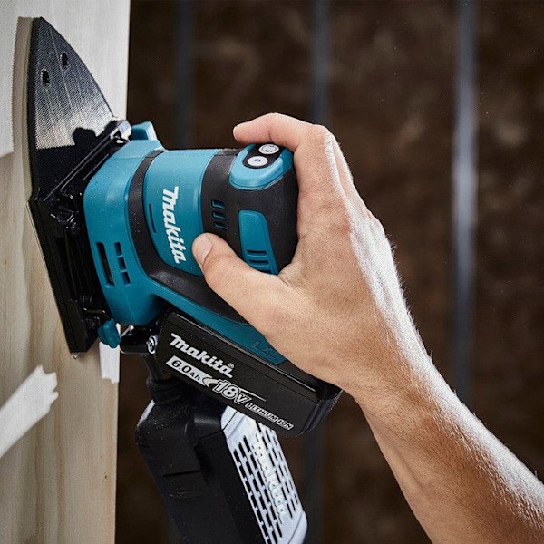 Makita DBO480Z Langaton tärisevä hiomakone ilman akkua 18 V 102 x 112 mm