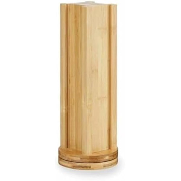 Kahvikapselitelineet - Kinvara - 6 kpl setti - Pyörivä - Bambu - 11 x 11 x 34 cm mångfärgad