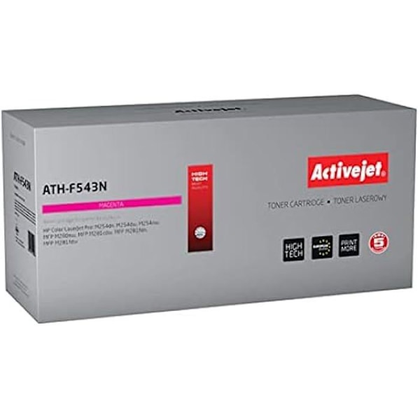 Tulostinpatruuna - ACTIVEJET - ATH-F543N - Yhteensopiva HP 203A - Magenta - 1300 sivua