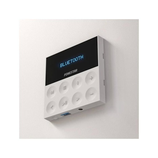 FONESTAR KS-WALL 4 Højttalere - Bluetooth USB FM AUX - Sort - Forstærker - 25 Watt - 4 Højttalere