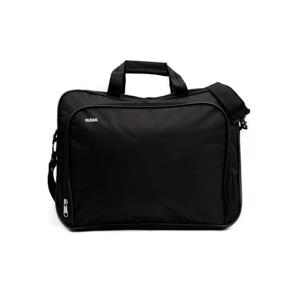 Malette - NILOX - NXESS3156BK - 15,6 tommer - 2 rum - Sort polyester