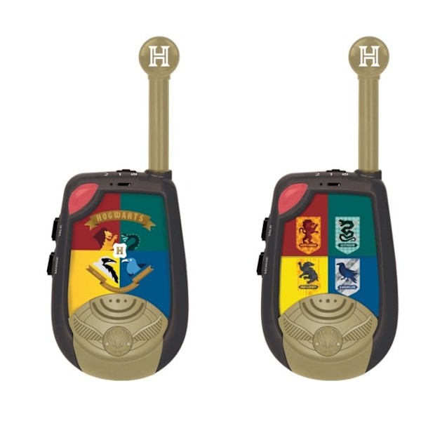 Digitale Talkie-Walkies Harry Potter - LEXIBOOK - Rækkevidde 2km - Lys Morse funktion Flerfarvet