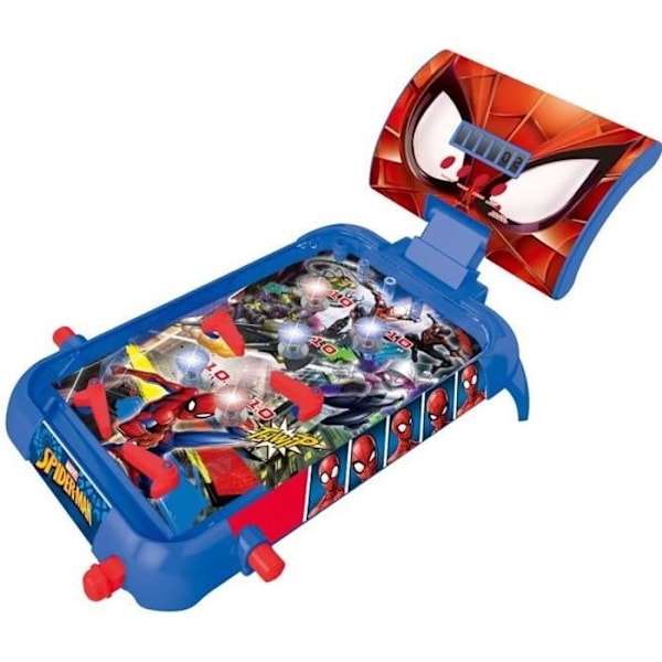 Spider-Man Electronic Pinball Machine - LEXIBOOK - Lys- og lydeffekter Blå