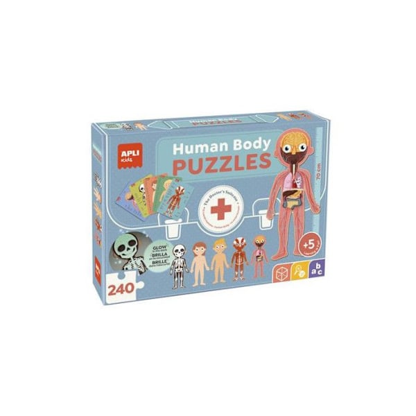 Palapeli - Lapsi - 240 osaa - Oppi ihmisen kehosta - Apli Kids