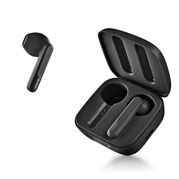 Trådlösa hörlurar - NGS - ARTICA MOVE BLACK - Bluetooth 5.3 - 28h batteritid - Touchkontroll Svart