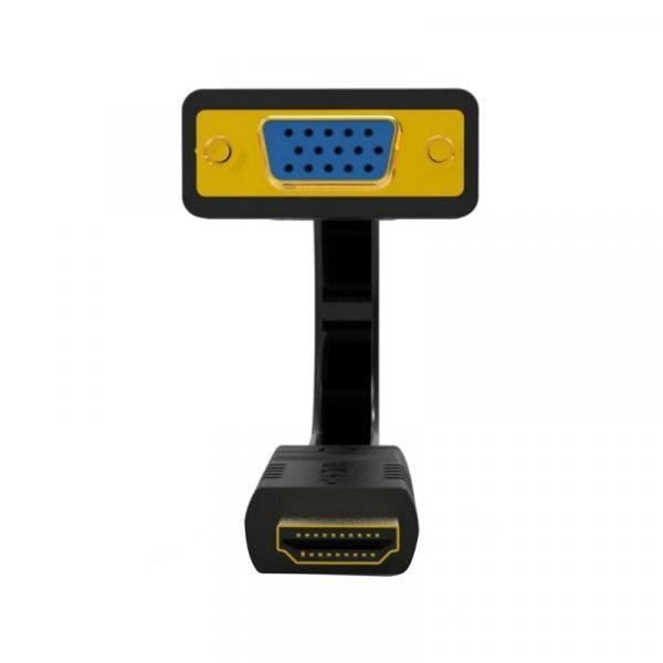 Fra digital til analog EW9864 HDMI til VGA-konverteren forbinder din pc eller bærbare computer med en HDMI-udgang til en
