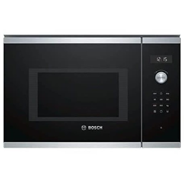 Indbygget grill mikroovn - BOSCH BEL554MS0 - Rustfrit stål - 25 L - 900 W - Grill 1200W