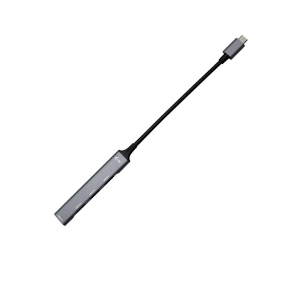 USB-C Hub - I-TEC - C31HUBMETALMINI4 - 1x USB 3.0 - 3x USB 2.0 - Metalli