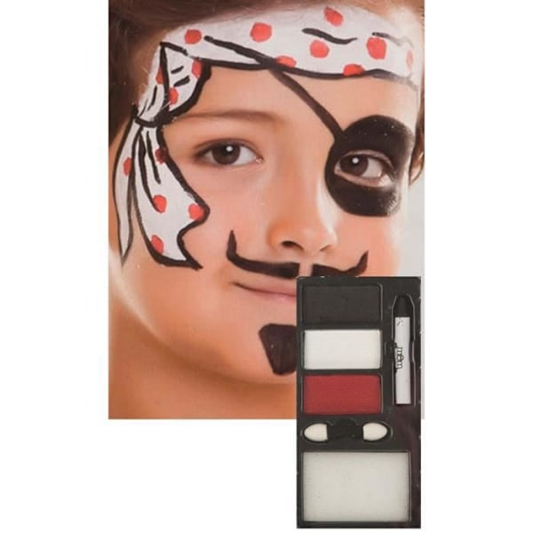 Piratesminke - MY OTHER ME FUN COMPANY - Barn - Ikke giftig - Hypoallergen - Let at fjerne