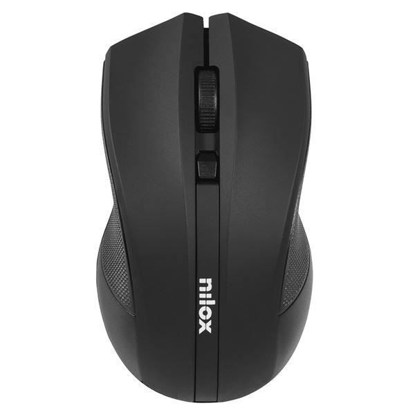 NILOX TRÅDLØS MUS 1600DPI, SORT MOWI1001