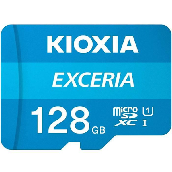 Kioxia 128GB Exceria U1 Class 10 microSD-hukommelseskort