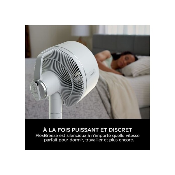 Fläkt - Shark - FlexBreeze - Ultrarapid - Med eller utan sladd - 5 hastigheter Vit