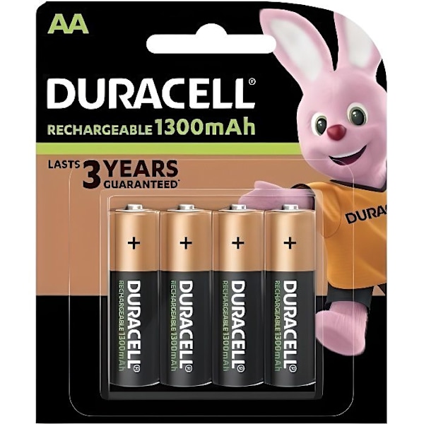 DURACELL 4 RCR PLUS 1300 mAh AA -paristoa
