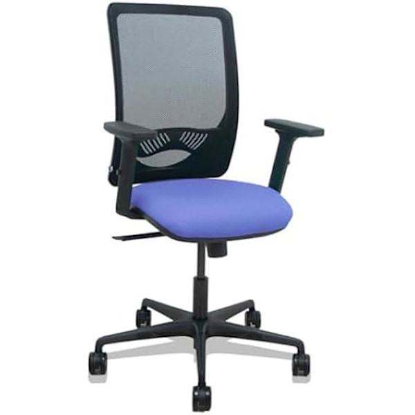 Kontorsstol - PIQUERAS Y CRESPO - Modell Brazos - Ergonomisk - 2D armstöd - Svart mesh ryggstöd Svart