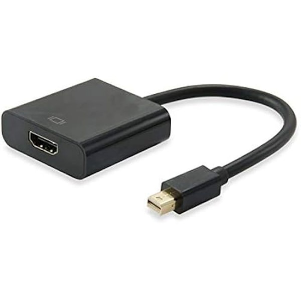 Video/lydkabel - EQUIP - Mini DisplayPort til HDMI - Længde 25 cm - Sort