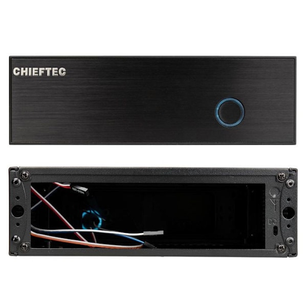 Stationær computer - CHIEFTEC - IX-03B-90W - Sort - Kablet