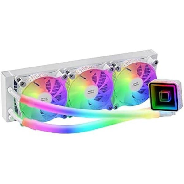 Mars Gaming ML-ULTRA360, professionel CPU væskekøling, TDP 650W, Infinity Mirror, 3x FDB ARGB fans
