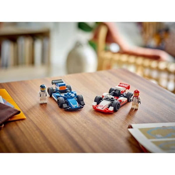 LEGO City 60464 Williams Racing og Haas F1 F1 racerbiler - Legetøj fra 4 år og opefter Flerfärgad