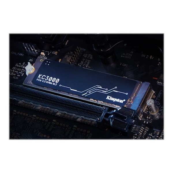 KINGSTON – Sisäinen SSD – KC3000 – 512 Gt – M.2 NVMe (SKC3000S/512G)