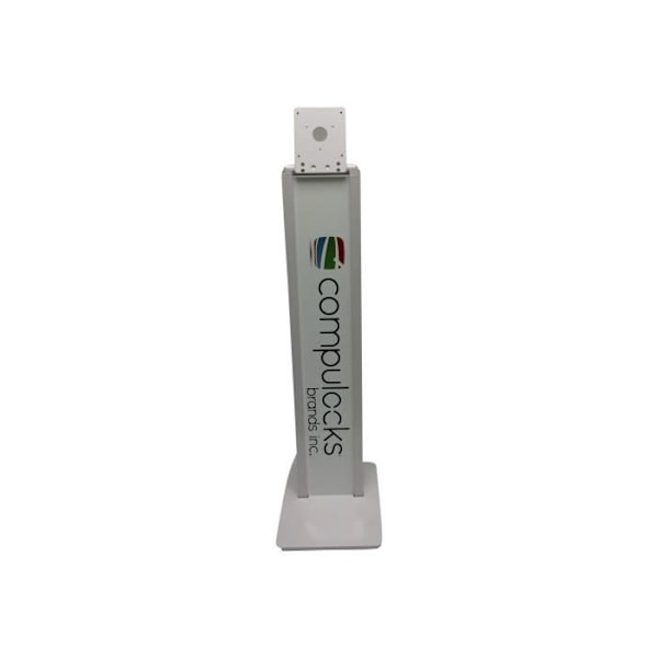 Compulocks Tablet Gulvstand Mærket Mount BrandME - Hvid - Pied - aluminium - hvid - gulv Hvid