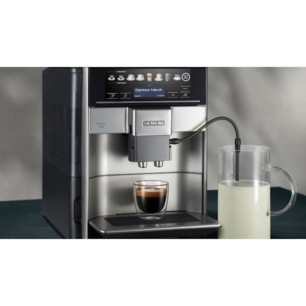Espressomylly - SIEMENS - EQ6 PLUS - Inox hopea Grå