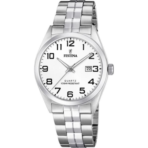Ure - Festina - F20437-1 - Kvarts - Stål - Analogisk Grå
