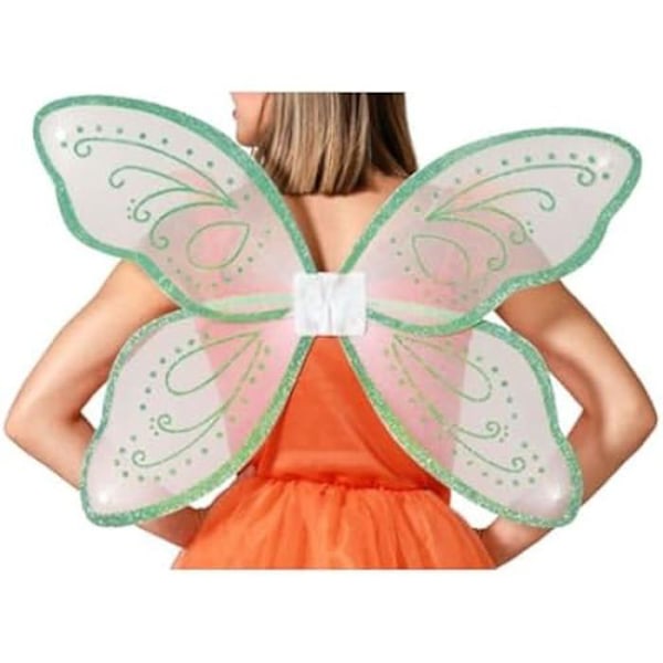 Sommerfuglevinger - BIGBUY CARNIVAL - Flerfarvet - 50,16 x 37,26 x 24,17 cm - Grøn farve mångfärgad