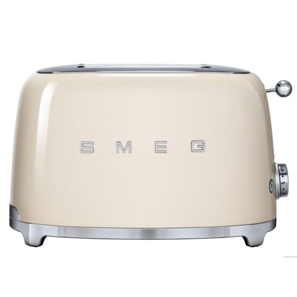 SMEG 2-skive 50'er flødebrødrister - Automatisk centrering og 6 bruningsniveauer