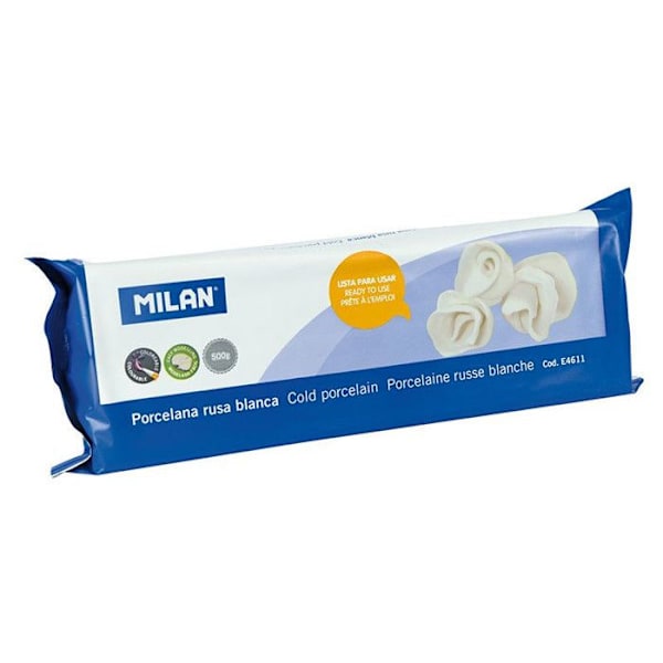 Porcelainsæt - MILAN - E4611 - Hvid - 500 g - Enhed unik