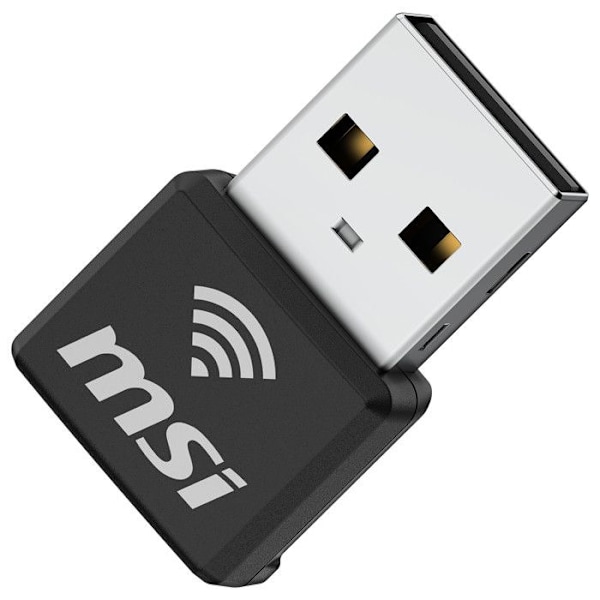 MSI USB WiFi 6 1800 musta