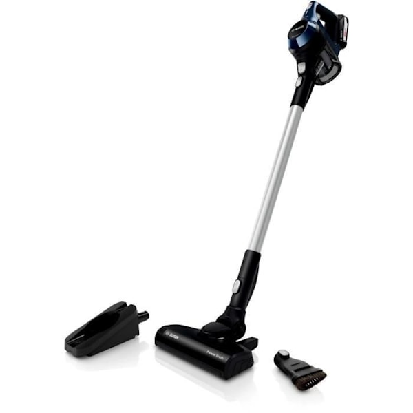 BOSCH BBS611PCK Multifunktionel håndstøvsuger - Driftstid 30min - Power For All 18 V li-ion system - Beholderkapacitet: 0.3L - Blå