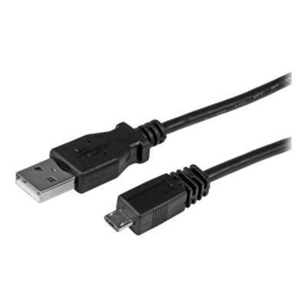 2 m USB 2.0 A - Micro B kaapeli - STARTECH - UUSBHAUB2M - Musta - Elinikäinen takuu