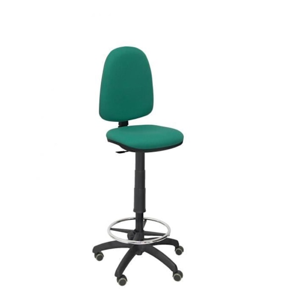 Ayna bali ergonominen jakkara parkettipyörillä - PIQUERAS Y CRESPO - Ayna Stool malli - Vihreä - Kangas