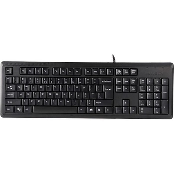 A4Tech KR-92 Wired Black US Keyboard (A4TKLA46007) musta