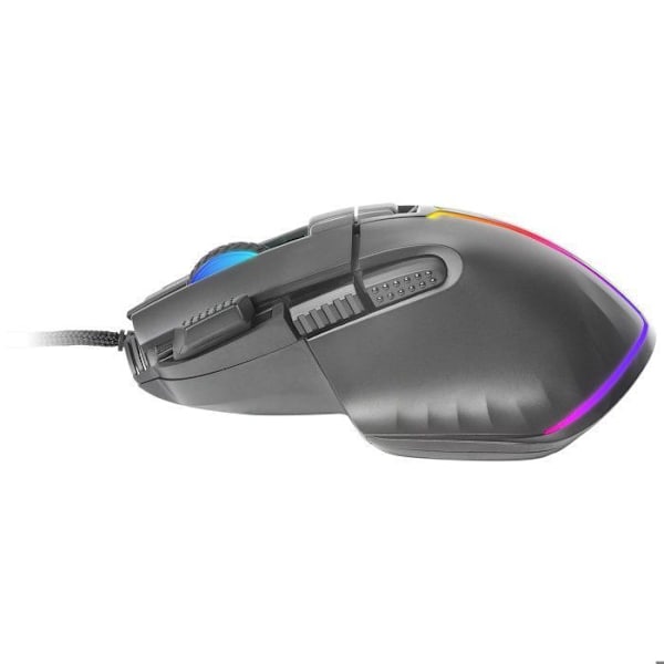 Gamingmus - Mars Gaming - MM-XT - RGB - Ergonomisk - 12800 DPI - 9 konfigurerbare knapper