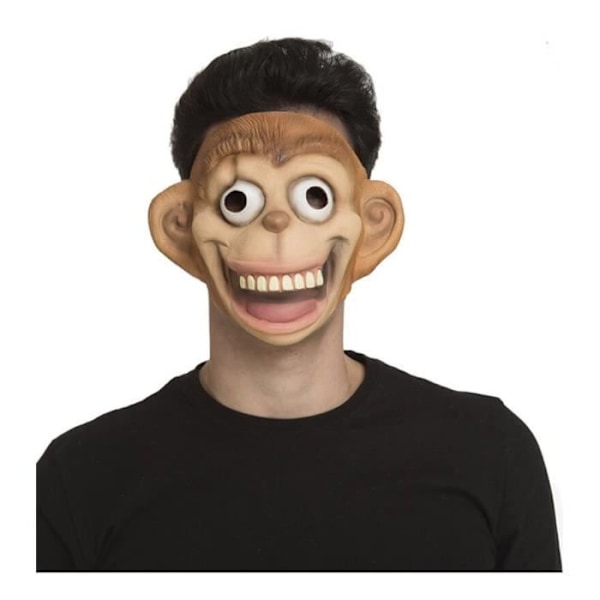 Risueño Monkey Mask - DisfraZZes - One Size - Flerfarvet