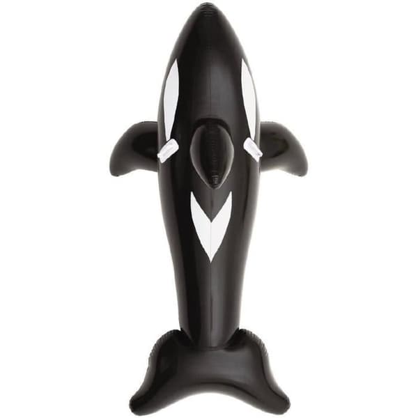 Soutupursu - BESTWAY - Orca - 203x102cm Sort og hvid