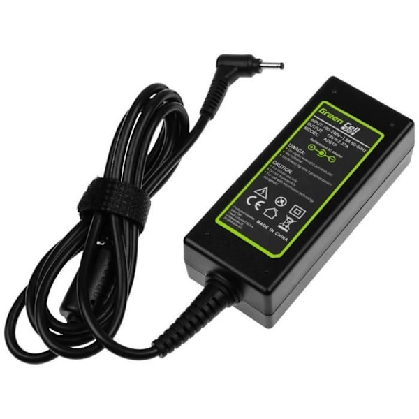 Alimentation PC portable - GREENCELL - GC-AD61P - 45 W 19 V 2.37 A Sort