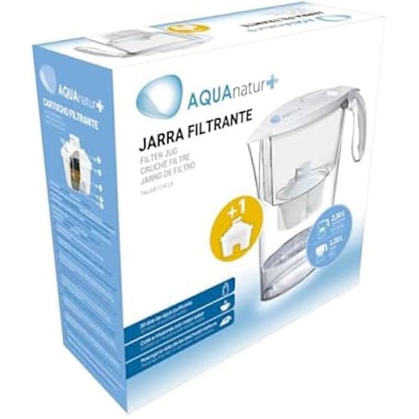 Vesikannu - TM ELECTRON - TMJAR123CLR - Läpinäkyvä - Konepesun kestävä - Suodatin mukana Transparent