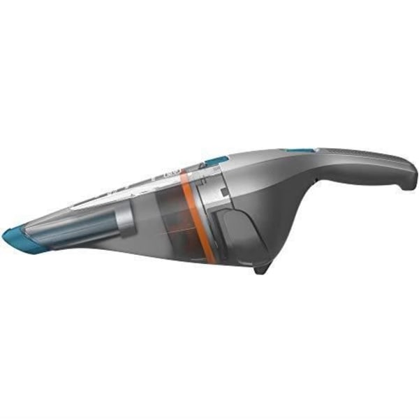 BLACK+DECKER NVC215WA-QW Trådløs håndstøvsuger - 7,2 V - Opladningsbase - 15,5 børste, 385 ml, sølv og blå NVC215WA-Q