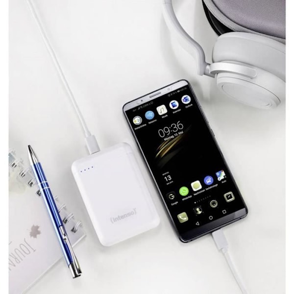 Lisäakku - INTENSO - XS10000 - LiPo 10000 mAh - USB ja USB-C - 182 g