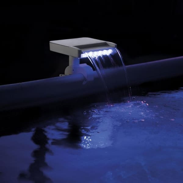 Intex LED pool vattenfall fontän Vit