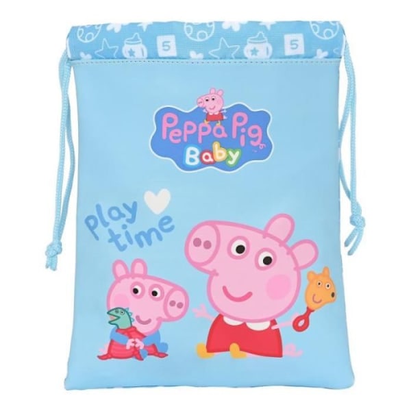 Välipalatasku - Safta - Peppa Pig « Vauva » - 20 x 25 cm - Monivärinen - 40 grammaa